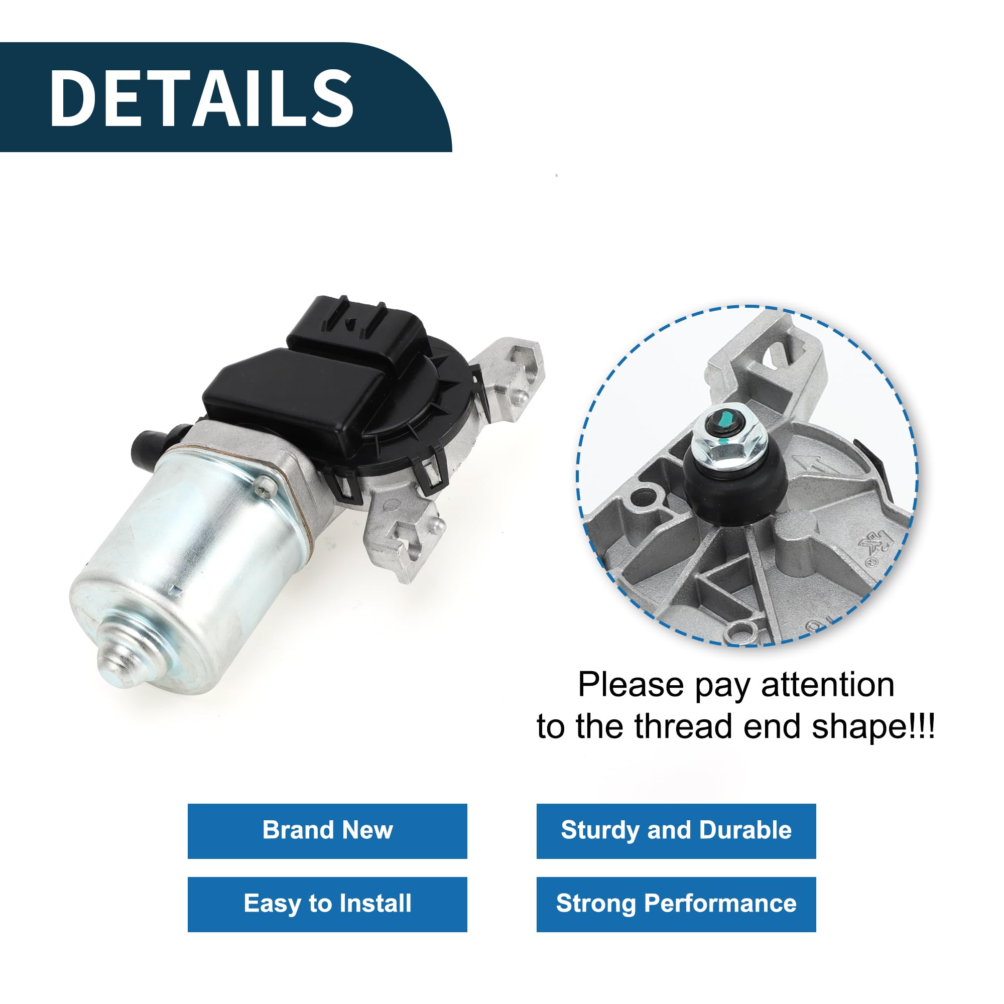 Motore tergicristallo per Lancia Ypsilon 3 III 312 2011-2021 4 Pin No.51833650/52025797 Motore tergicristallo anteriore Sostituzione 1 pezzo