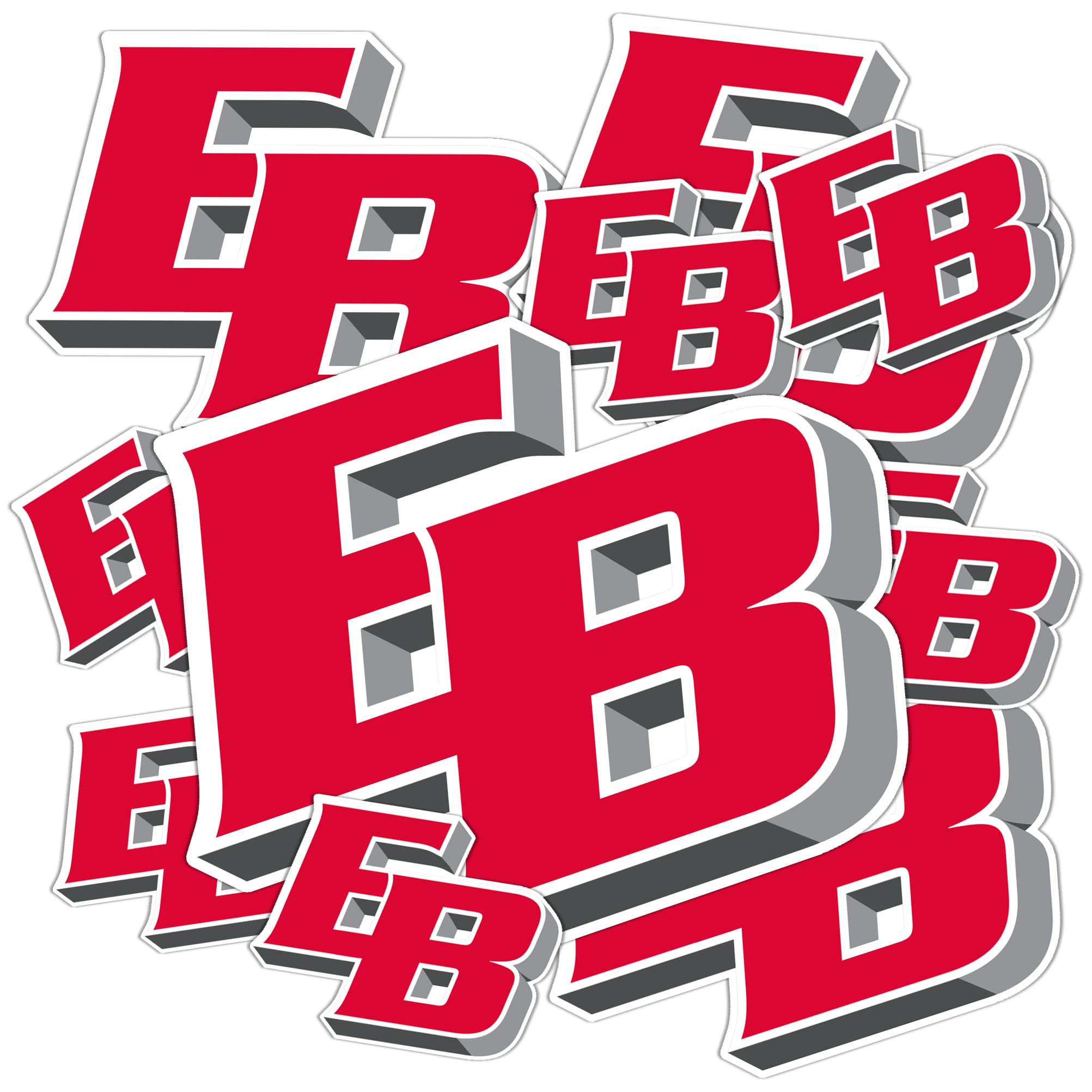 California State University East Bay (CSUEB) Pioneers NCAA Sticker Sheet - Vinyl Decals For Laptop, Car, Water Bottle - View #4