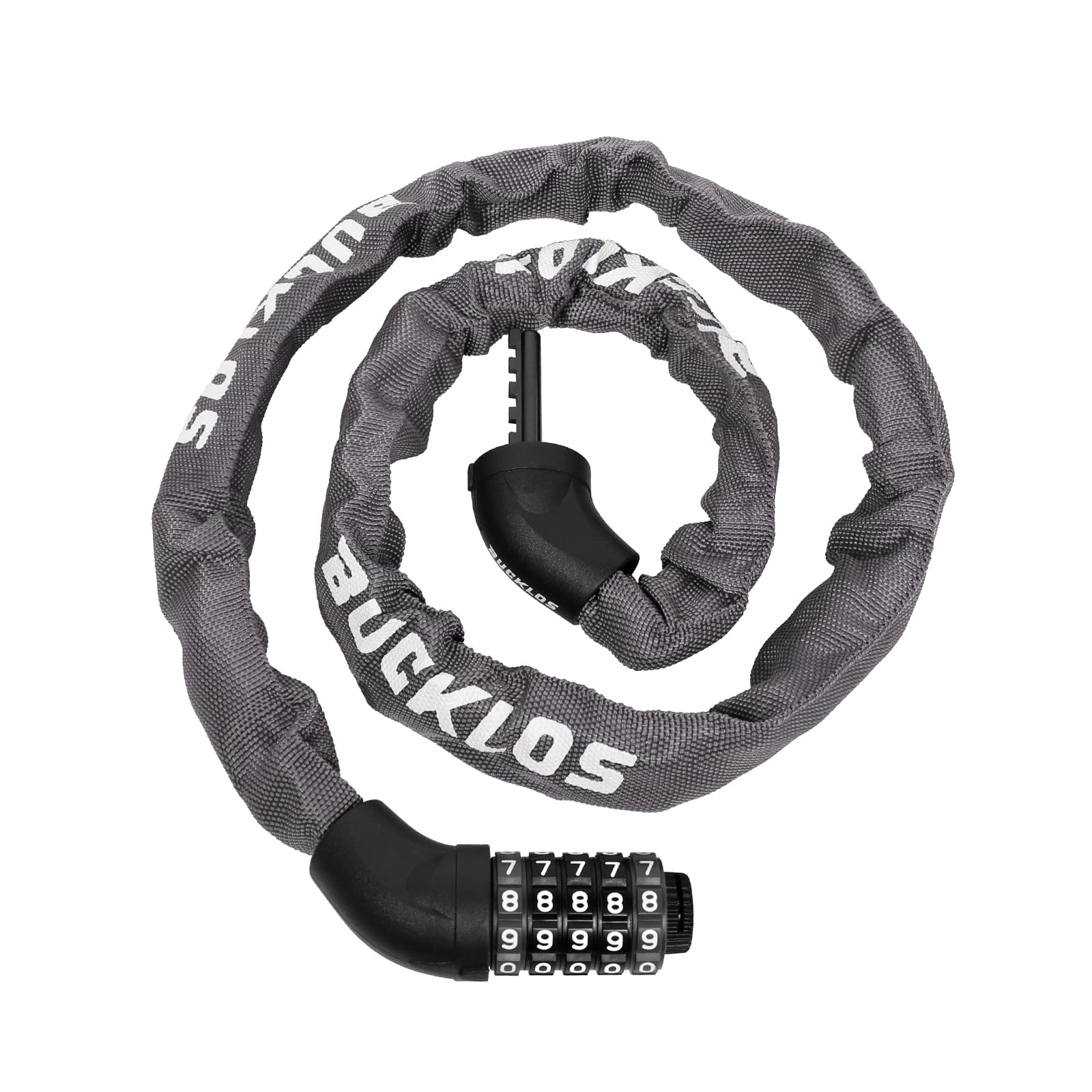 AEYINO Combination Bike Lock 1.2m/4FT Bicycle Lock with Hardened Chain
