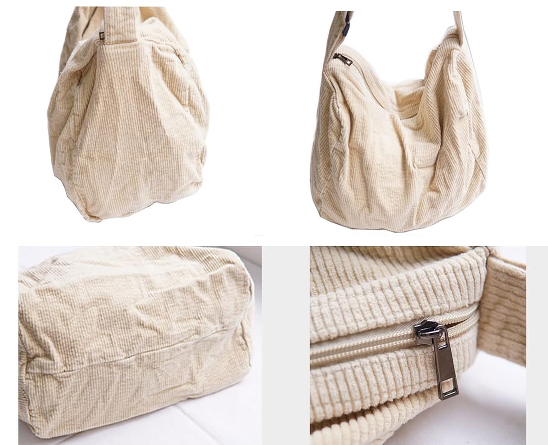 ショルダーバッグ COVERNAT Corduroy Arch Logo Webbing Medium Crossbag 5MM146 Amazon.com: Large Corduroy Bag Crossbody for Women, Casual