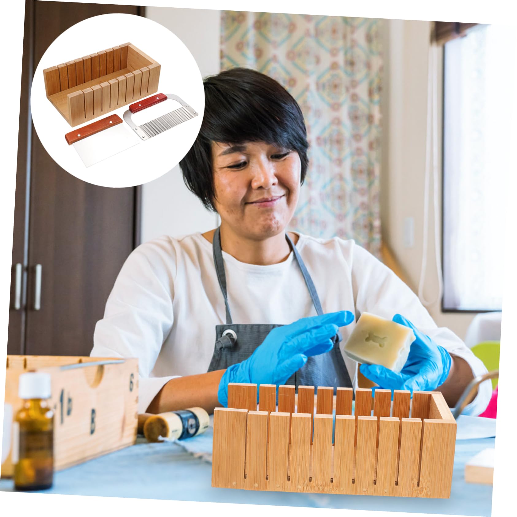 DOITOOL Cortadores De Jabón Hechos Mano Herramienta De Corte De Madera Molde Para Cortar Jabón Casero Diy Para Kit De Jabones