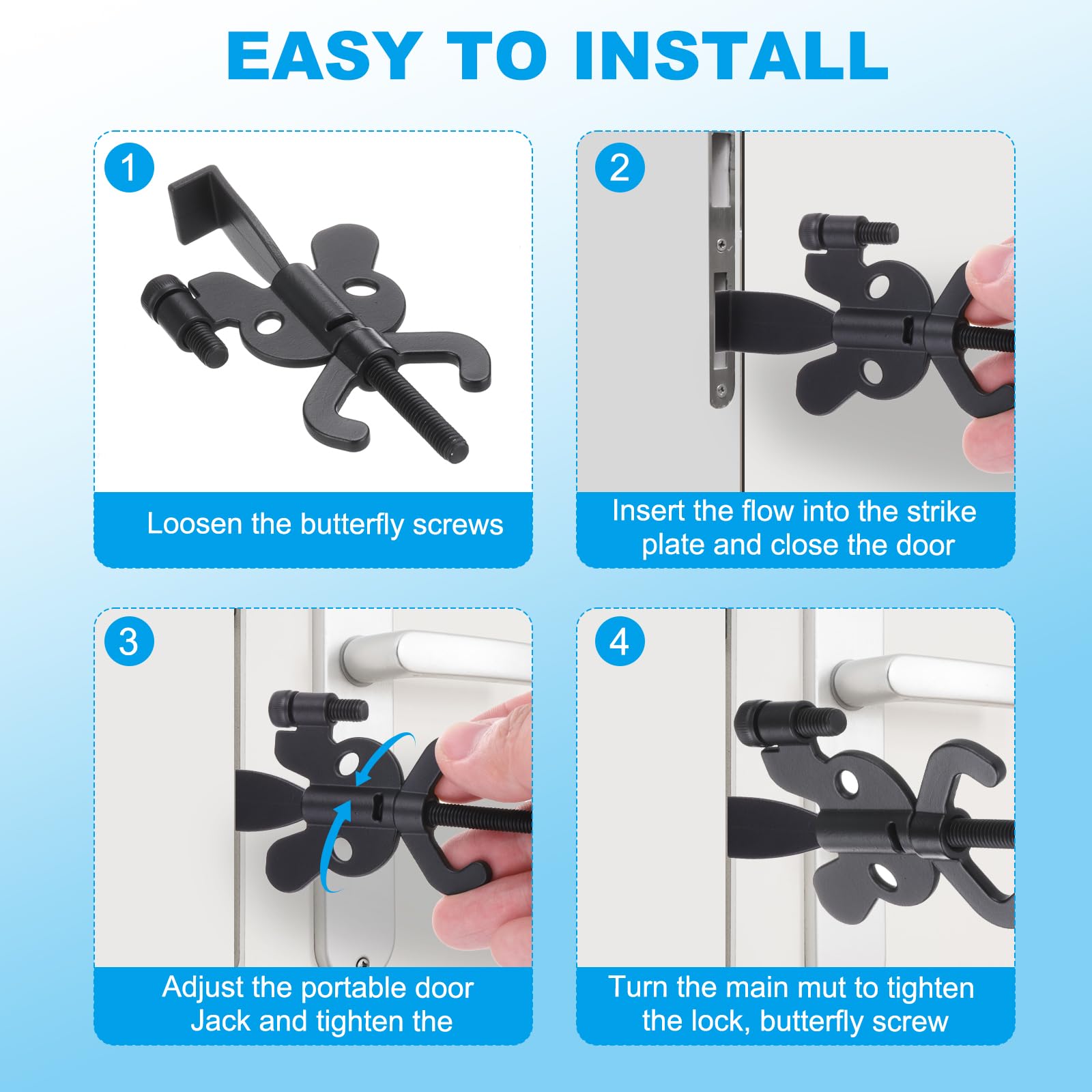PATIKIL Portable Security Door Lock - Image 4