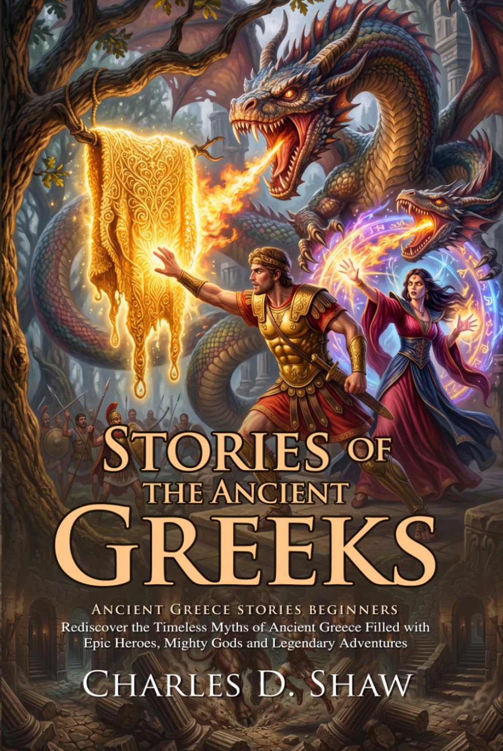 Stories of the Ancient Greeks: Greek Mythology for Kids and Beginners: Mythic Quests and Heroic Legends - Fully Illustrated Edition with Author Biography and Commentary