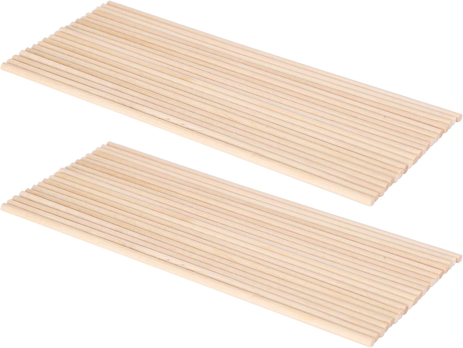 Fayelume Wooden Watch Repair Clay Kit, 40PCS Watchmaker Cleaning Sticks Tools, Pegwood for Watch Repair, Round Dowel Rods for Craft Cleaning