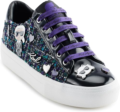 Karl Lagerfeld Tenis con cordones para mujer Cate Sayings Everyday