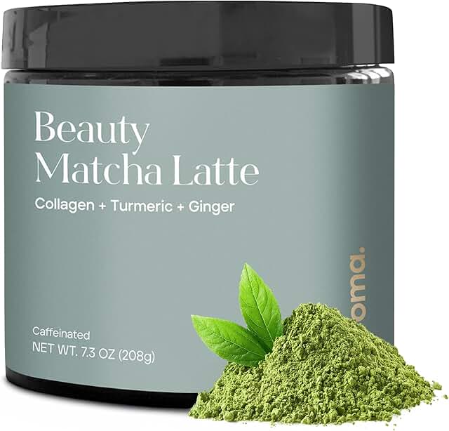 Kroma’s Beauty Matcha Latte Powder 7.18 Oz, 204g, 24 Servings – Collagen...