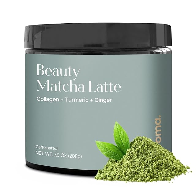 Kromas Beauty Matcha Latte Powder 7 18 Oz 204g 24 Servings Collagen Ceremonial Grade Matcha Green Tea with