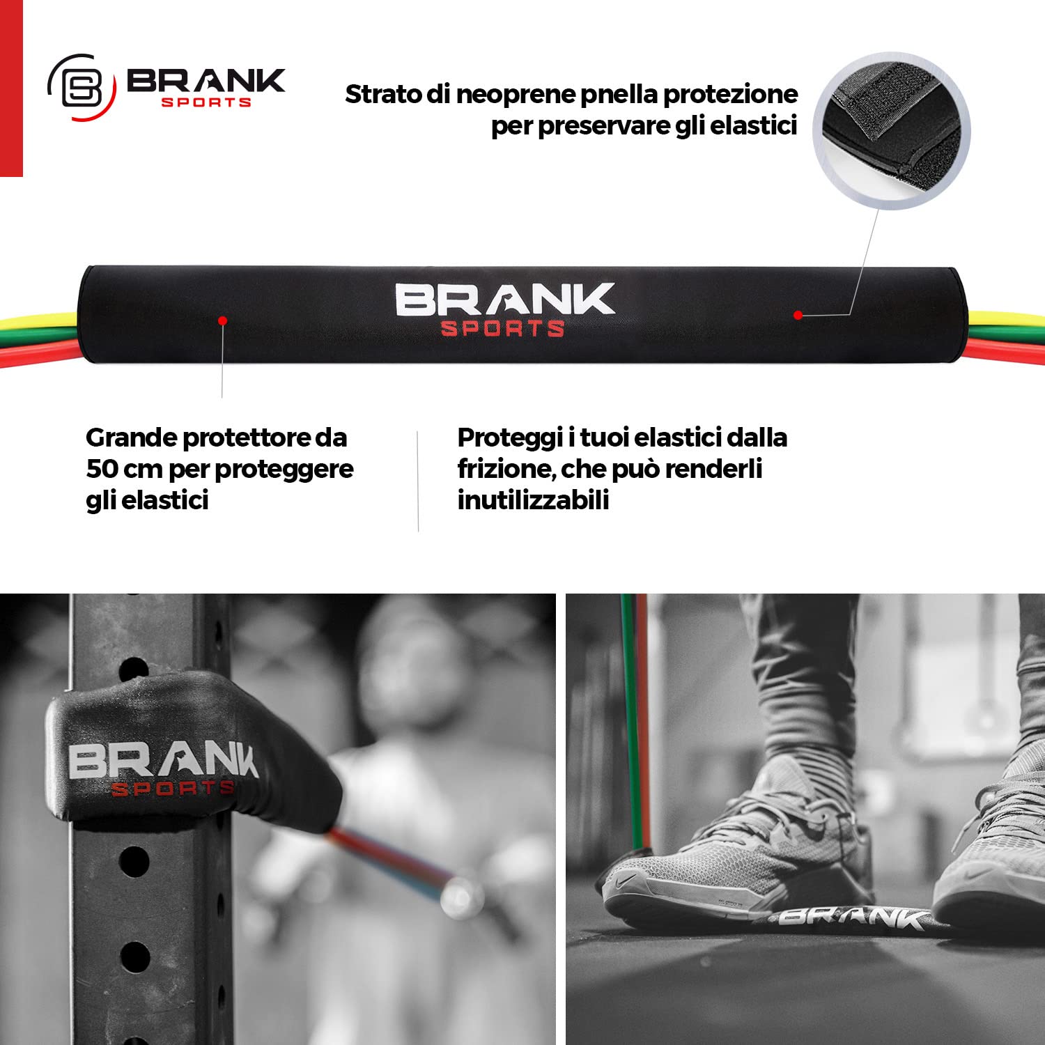 Elastici Fitness Set - Bande Elastiche Fitness Con Maniglie Palestra - Elastico Fitness Donna e Uomo - Guida Di Allenamento Inclusa