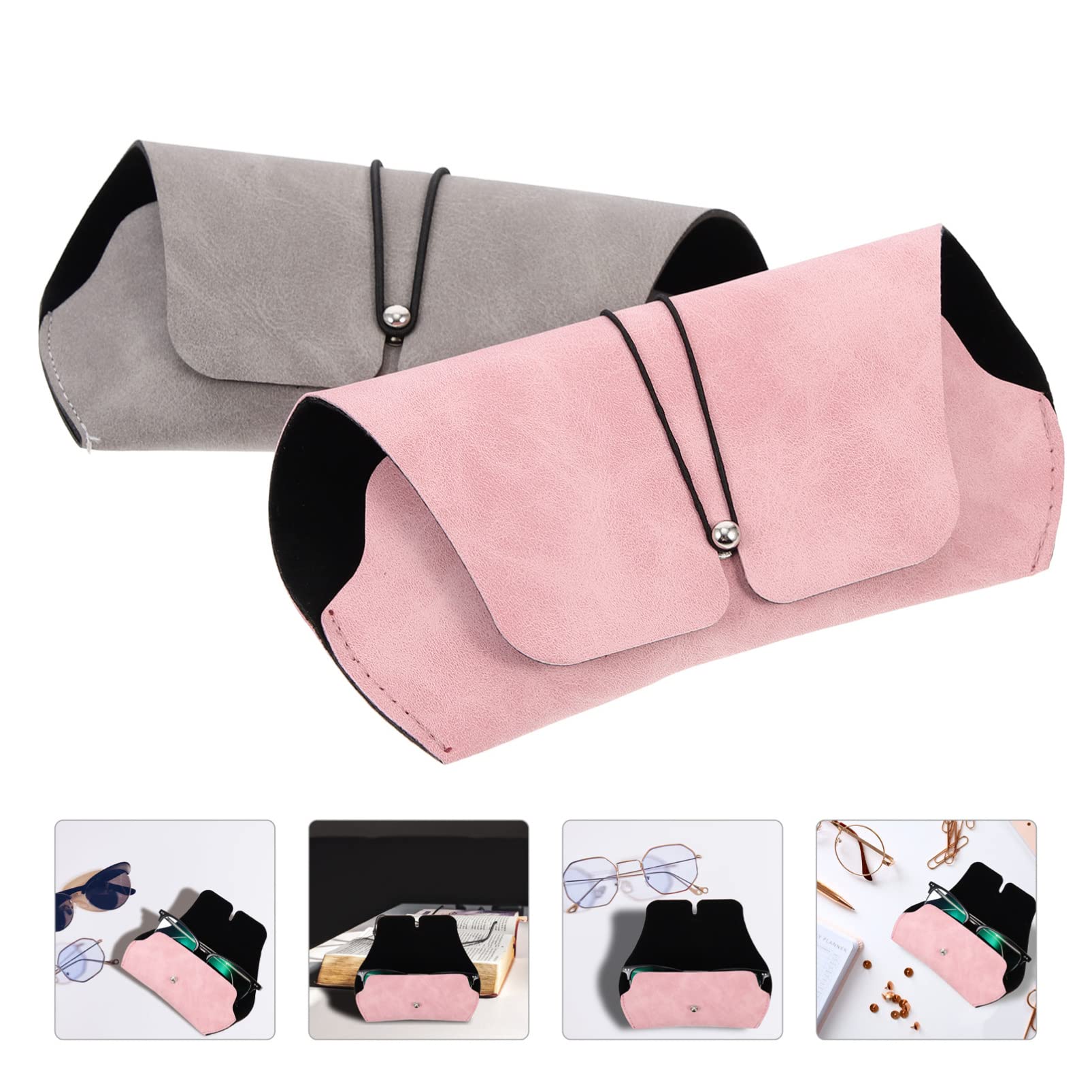 BESPORTBLE Custodia Per Gli Occhiali Conservazione Degli Occhi Custodia Per Occhiali Astuccio Porta Occhiali Occhiali Da Sole Portatile Casa Di Occhiali Pu