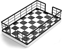 Vista 19 de Servilletero para mesa, dispensador de servilletas de pie de hierro de madera para mesa de comedor, granja, cóctel, picnic, soportes de madera