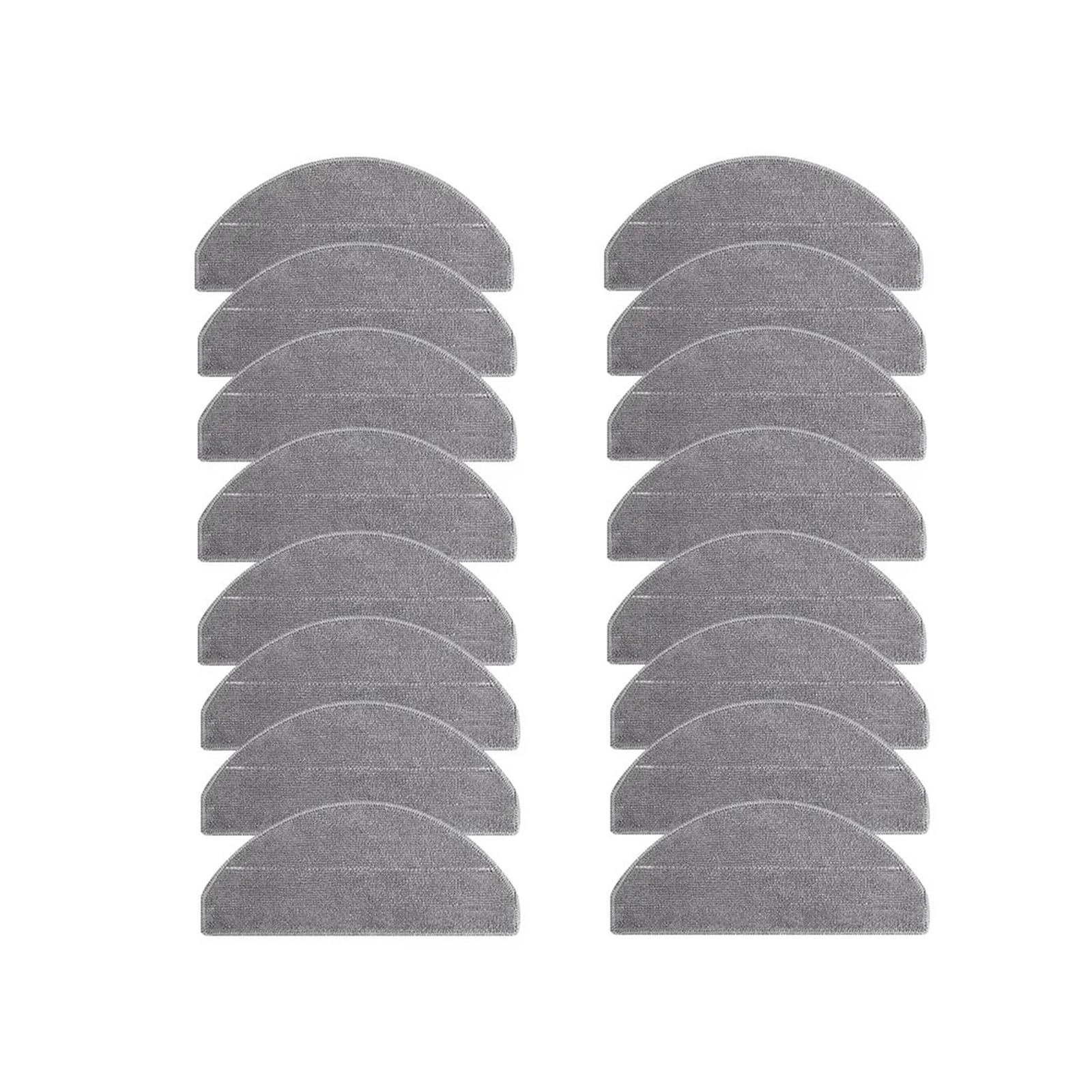 VIXWDRUTY Mop Cloths，Compatible For Xiaomi，3C Plus 3C S20 E10 B112 D106 E10C E12 C103 Robot Vacuum Cleaner Replacement Durable Rags Parts(16pcs)
