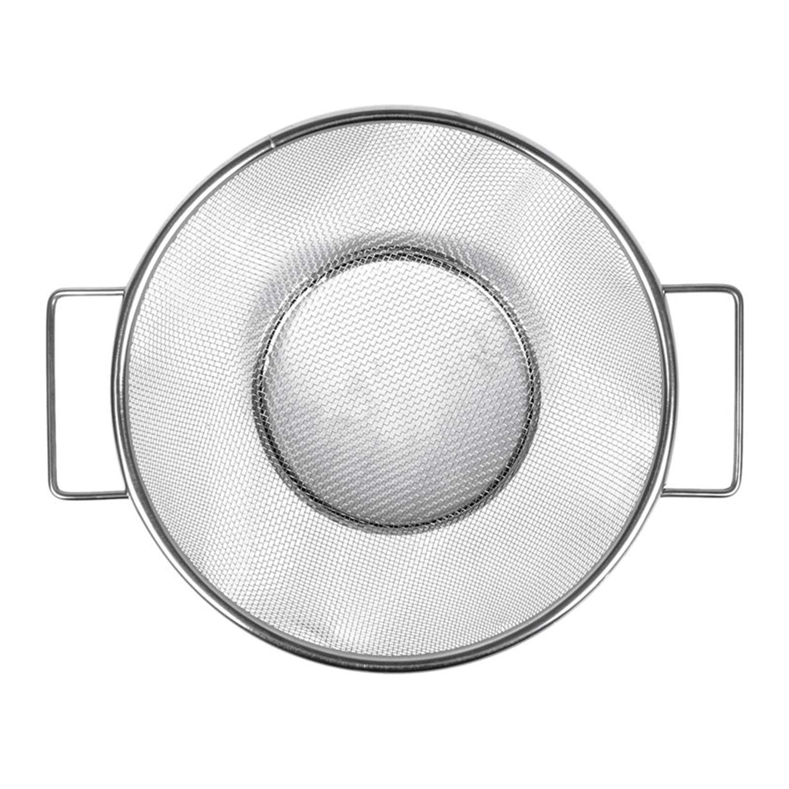 Colador Drenaje de la Cesta tazón de Malla Fina colador tazón escurridor verdura tamiz colande Sifter Cocina Cesta de Almacenamiento de Acero Inoxidable Coladores de Alimentos
