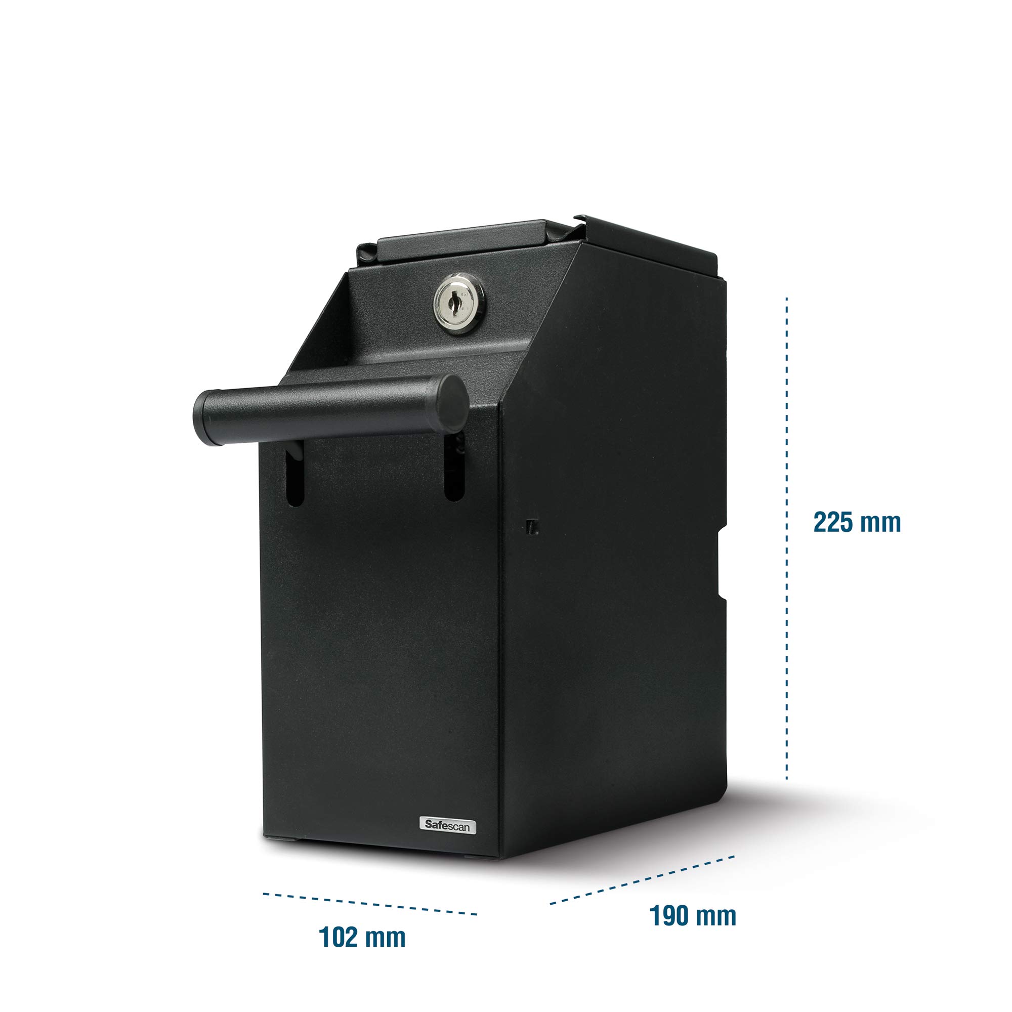 Safescan 4100 POS-Kluis Zwart- Veilige Onderbouw Kassakluis