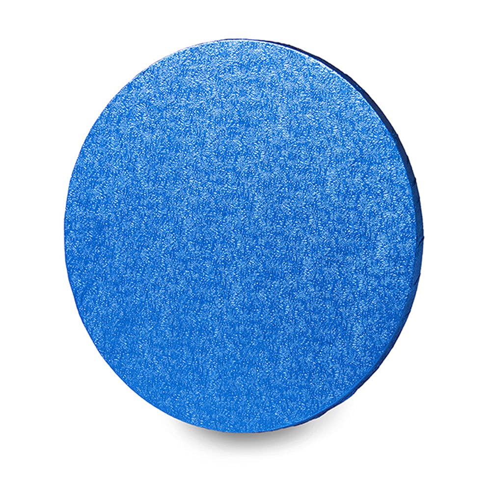 Anniversary House 10-inch Cake Drum Blue, Pack of 1, Individually Wrapped, Sturdy Fibre Cake Drum Round, D007
