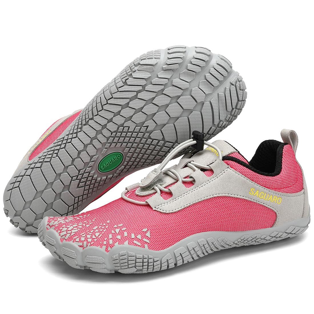 SAGUARO Scarpe Barefoot Minimaliste Uomo Donna - Scarpe Scogli Leggere Traspiranti Antiscivolo - con Padelle Larghe e Zero Gocce