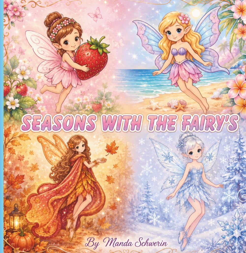 Seasons with the Fairies: A Charming Fairy Coloring Book Celebrating the Beauty of Every Season
