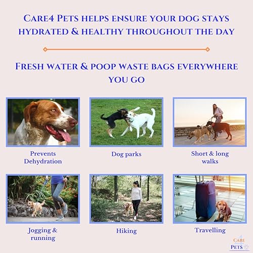 Miniatura 6 de Botella de agua para perros, botella de agua de viaje a prueba de fugas, dispensador de agua para perros sin BPA, ligera y conveniente para