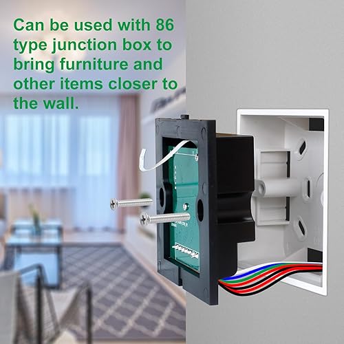 Miniatura 6 de RGBZONE Controlador LED RGB, control remoto inalámbrico RF, regulador de pared LED regulable para tiras de luz DC5V12V24V 30A 5050 3528 5630