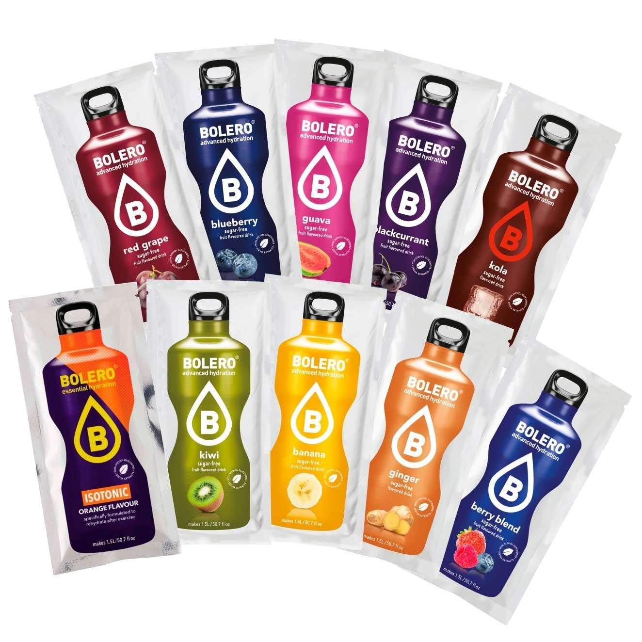 Bebidas Bolero Sin Azucar - Pack 78 Sabores + Botella Limitada Cia&Co - 1.5 Litros