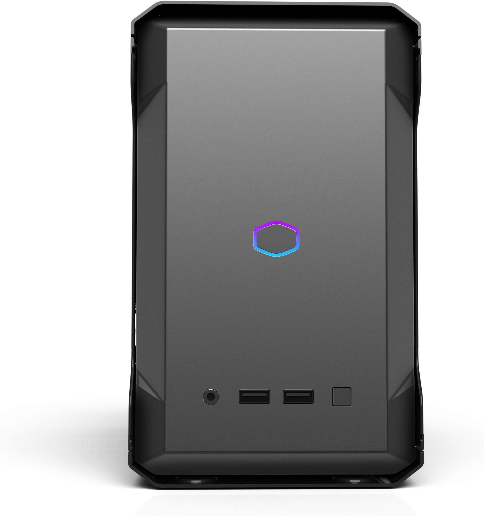 Cooler Master MasterCase NC100 SFF Small Form Factor 7.9 Liter Case with V650 Gold SFX PSU, GPUs 2.5 Slots up to 320mm for Intel(r) NUC 9 Extreme Element, Black