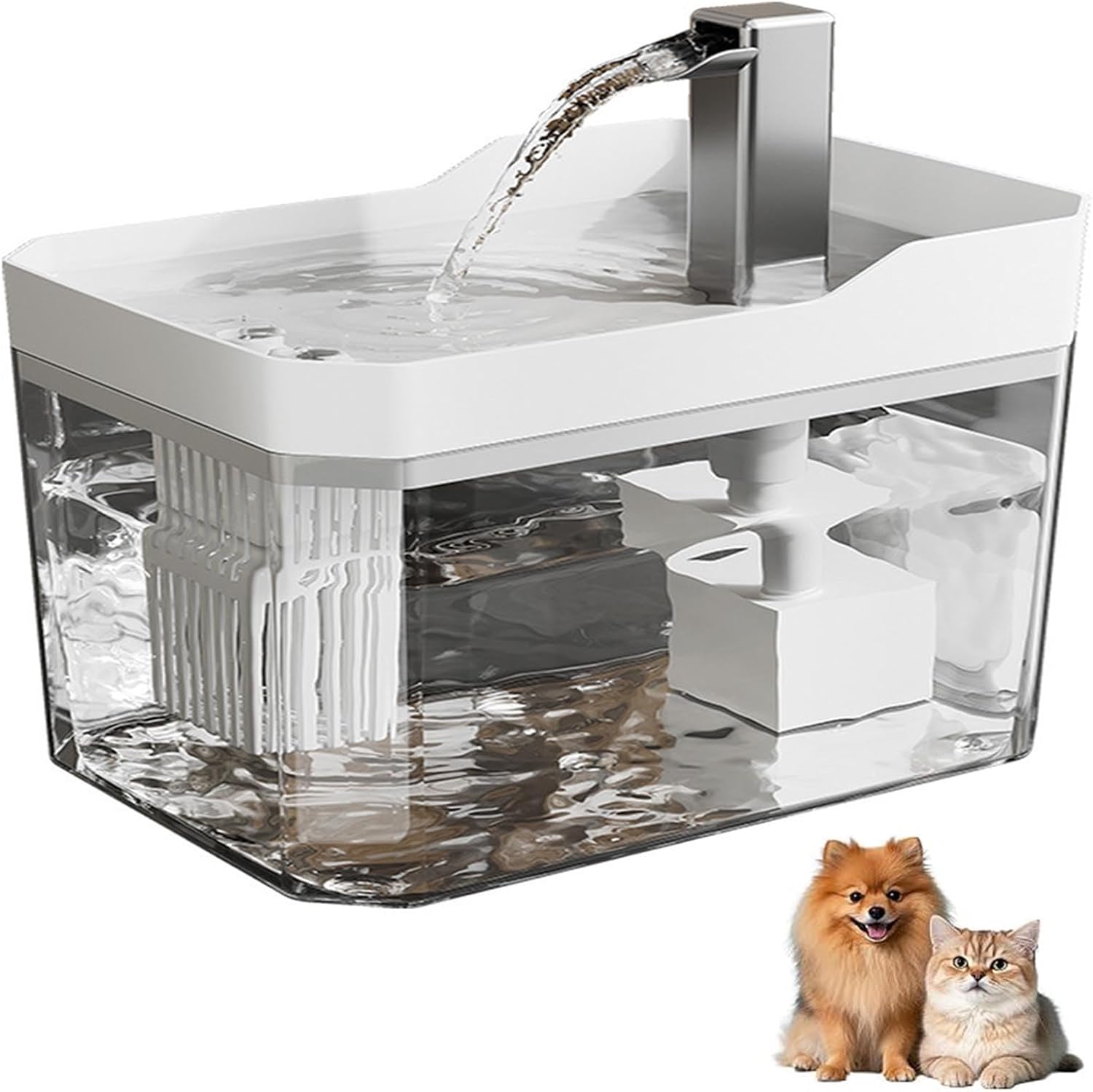 Cat Water Fountain, Water Fountains for Cats Indoor