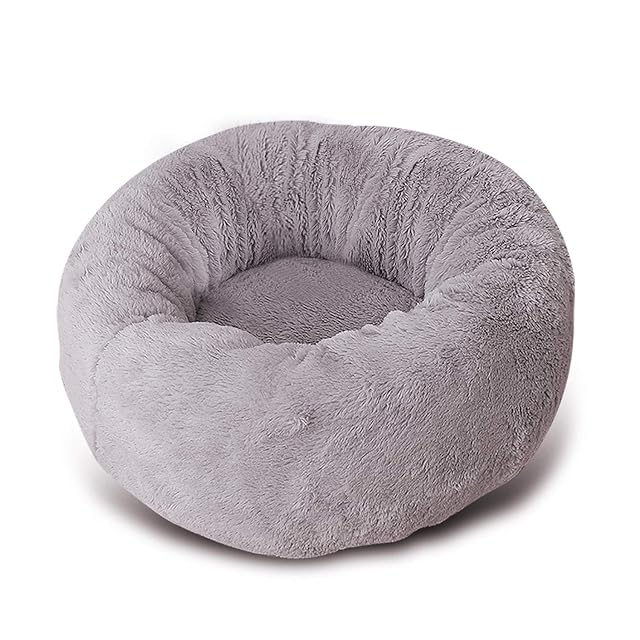 PETCUTE Cama para Gatos Mullido Redondo Cama para Perros Pequeños Cueva del Gato Cachorro Nido de Gato Suave…