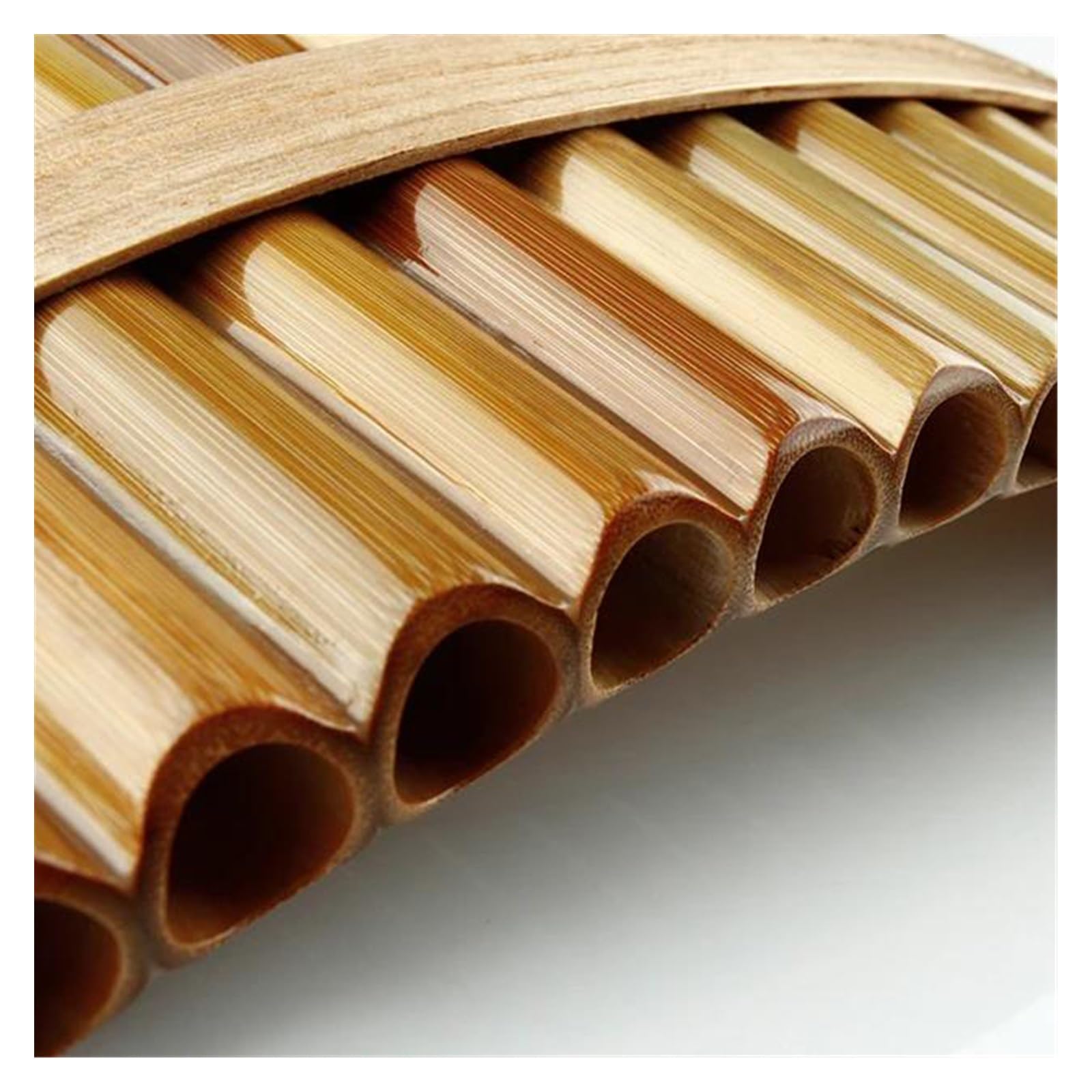 Tradycyjny instrument muzyczny Fletnia Pana wykonana z bambusa 18 piszczałek w tonacji F(Right hand)