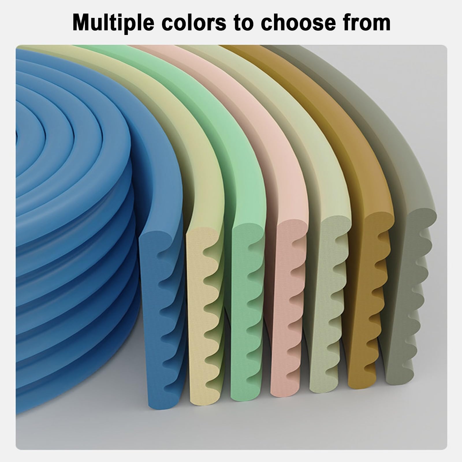 Protectores autoadhesivos de espuma NBR extra gruesa para esquinas de pared, acolchado suave para sala de juegos, dormitorio, guardería, tatami, protección de seguridad para muebles de bebés y niños