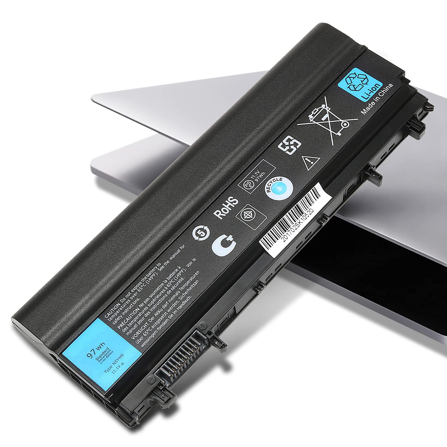 97WH 11.1V 9 Cell Laptop Battery fit Dell Latitude 14 E5440 E5540 N5YH9 VVONF 0K8HC 1N9C0 VJXMC 7W6K