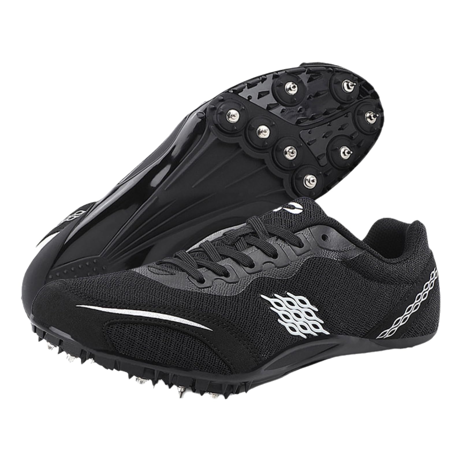 Zapatillas Clavos Atletismo,Atletismo Picos Zapatos,Hombre Y Mujer Zapatillas De Clavos,Zapatillas Profesionales con Clavos para JóVenes,Ligeras,para Running,Saltos Largo,Training