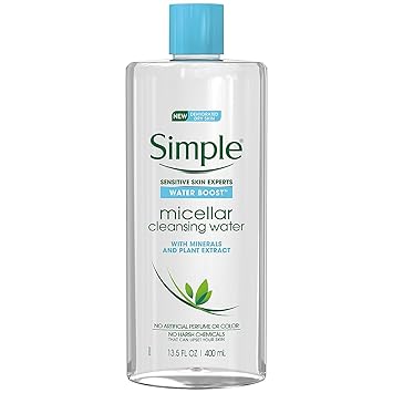 Simple Water Boost Micellar Cleansing Water, Sensitive Skin 13.5 oz