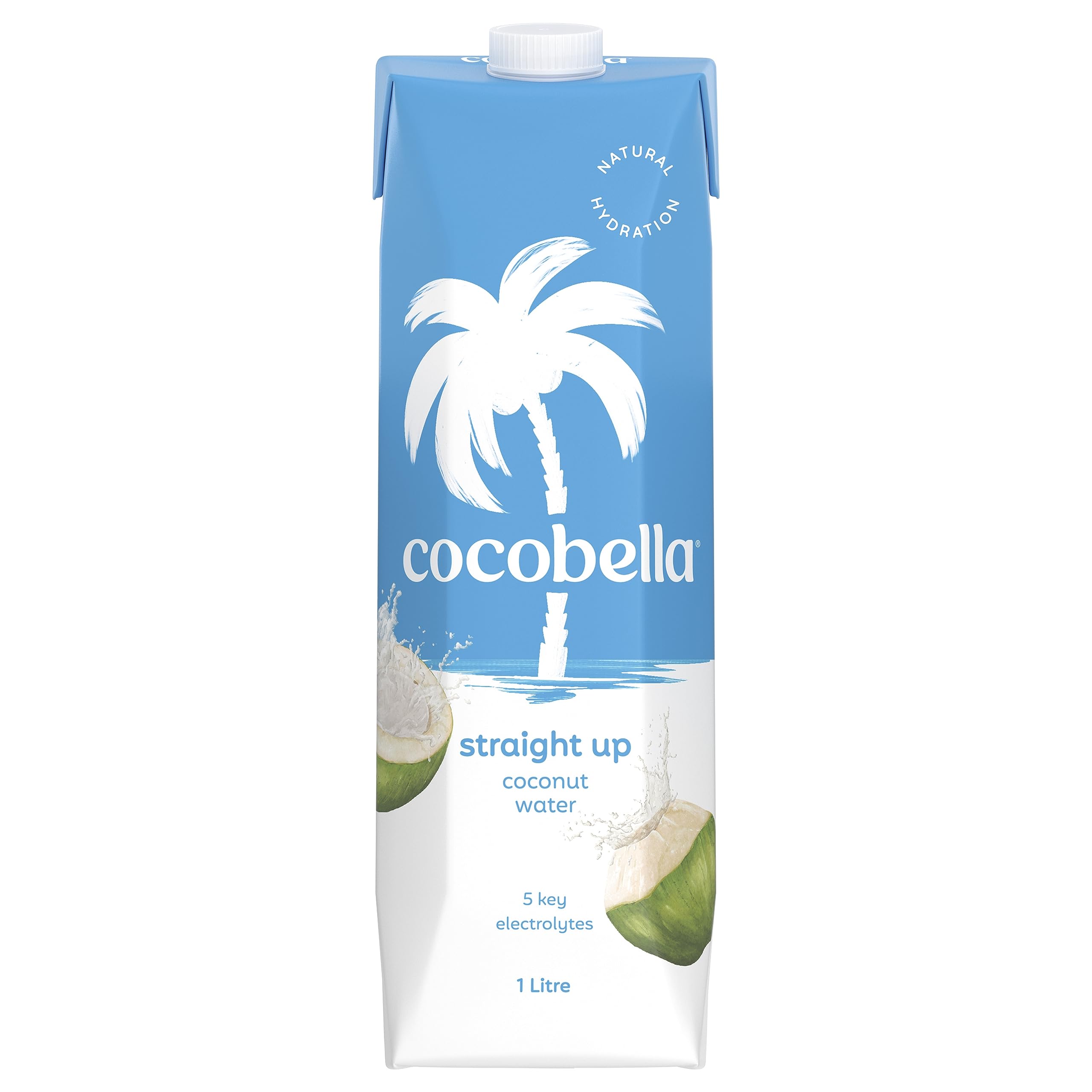 Cocobella Coconut Water Straight Up 6 X 1L