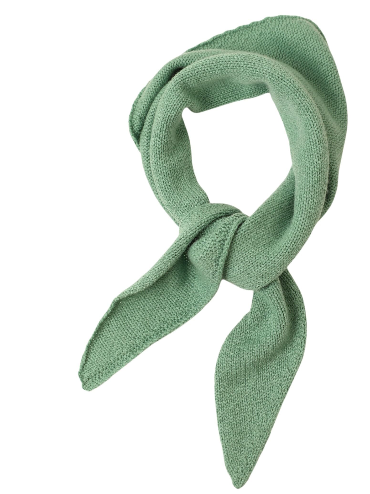 Sciarpa Triangolare Donna in Cashmere e Lana, Foulard a Maglia Scialle Coprispalle per Primavera Autunno Inverno