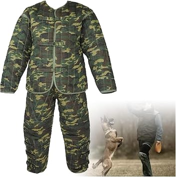 Training Dog Protective Clothing, Professional Dog Training Bite Resistants Full Bite Protection Suit, Large Body Protection Police Dog Training Bite Suit Jacket