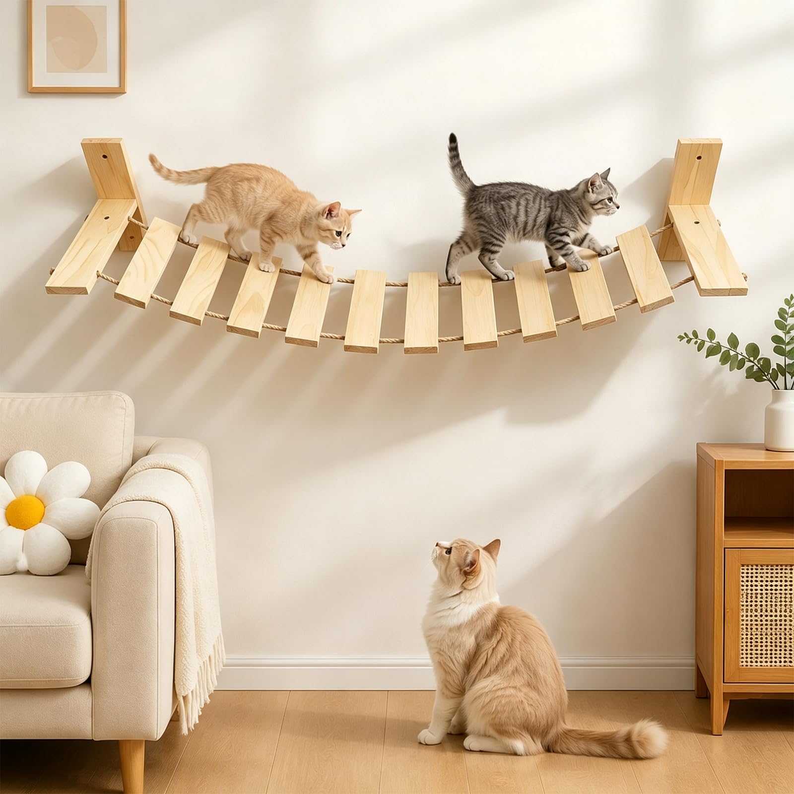 ponte felino a parete costruisce un percorso, 50cm