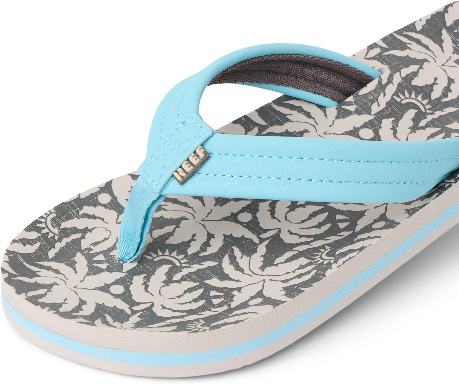 REEF Boys Kids Ahi Beach Flip Flop, Soft Cushion Footbed, Water Friendly