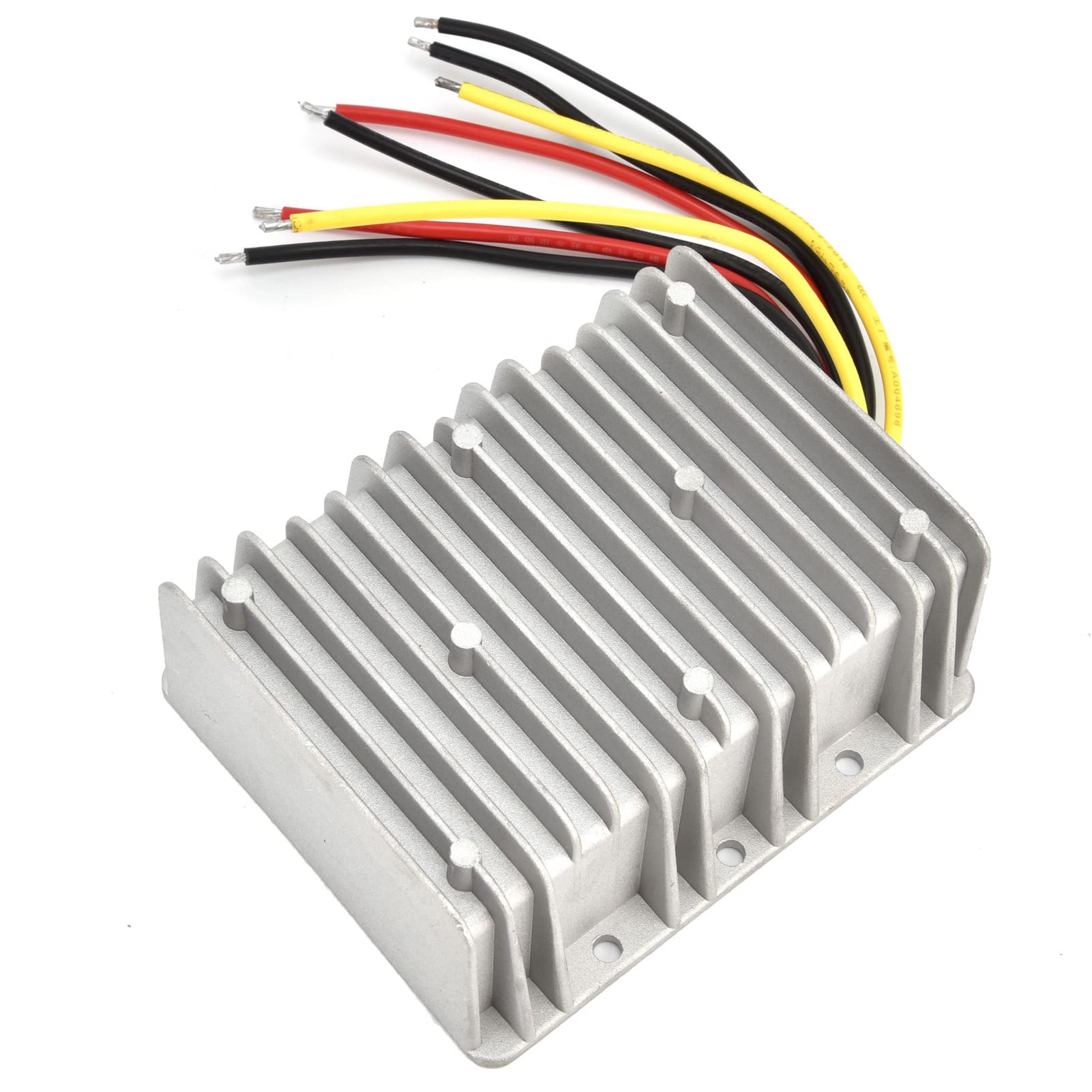 Aramox Przetwornica Napięcia DC Step Up, żel Organiczny i Aluminium Przetwornica Podwyższająca Napięcie 12 V na 24 V 25 A 600 W IP67 96% Sprawności dla Zasilania Pojazdów Silnikowych