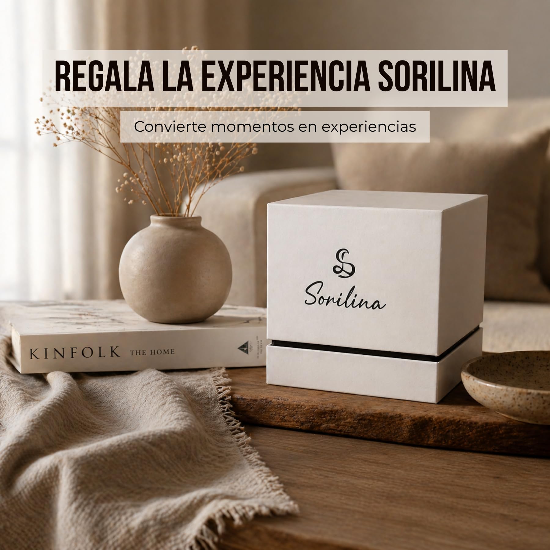 Vela Aromática de Rosas Grande - Aroma Intenso | Cera de Soja, Mecha de Madera, Cerillas de Regalo