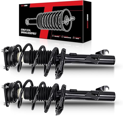 Torchbeam Conjunto de puntales delanteros con amortiguadores de resorte helicoidal Reemplazo para Mazda 3 2004-2013 172263/172264