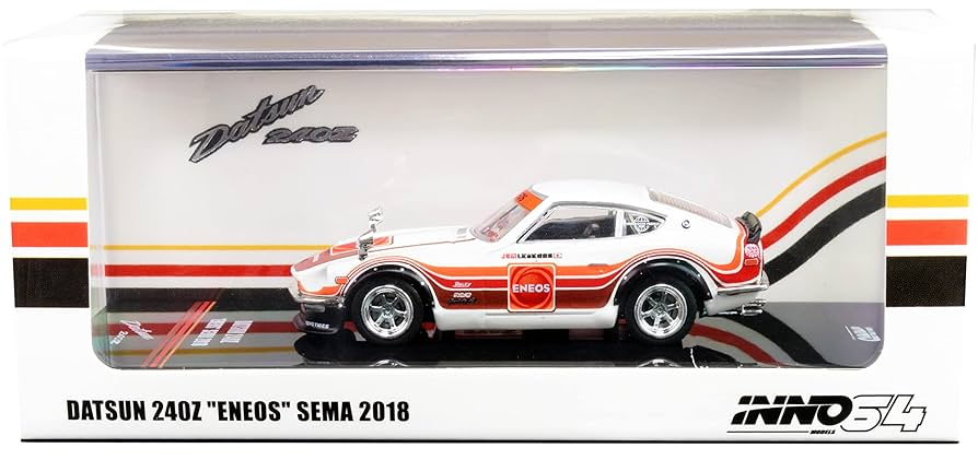 サンジ　ミニカーカスタム Amazon | イノモデル(Inno Models) 1/64 ダットサン 240Z ENEOS
