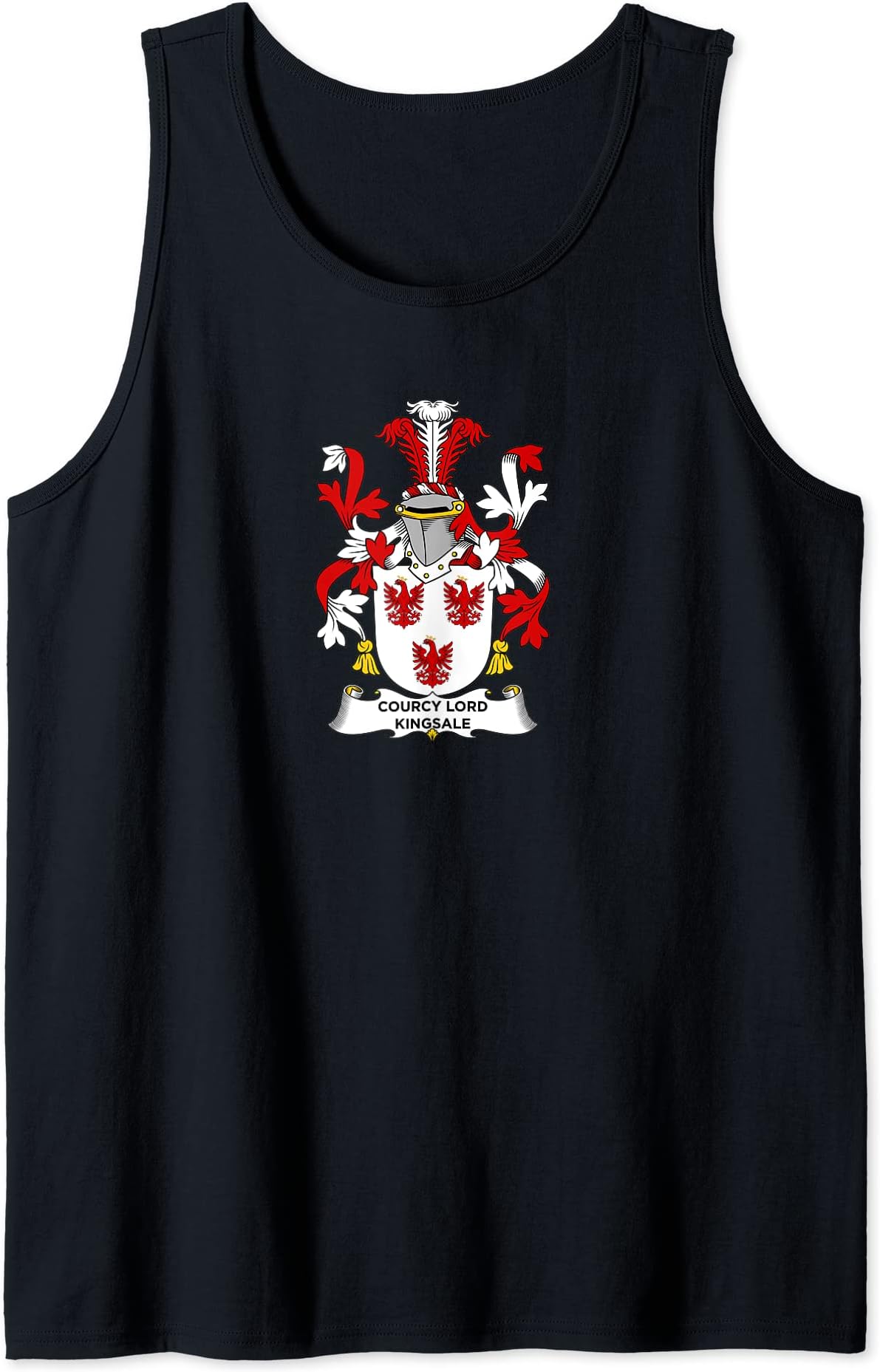 Courcy Lord Kingsale Coat of Arms - Family Crest Tank Top