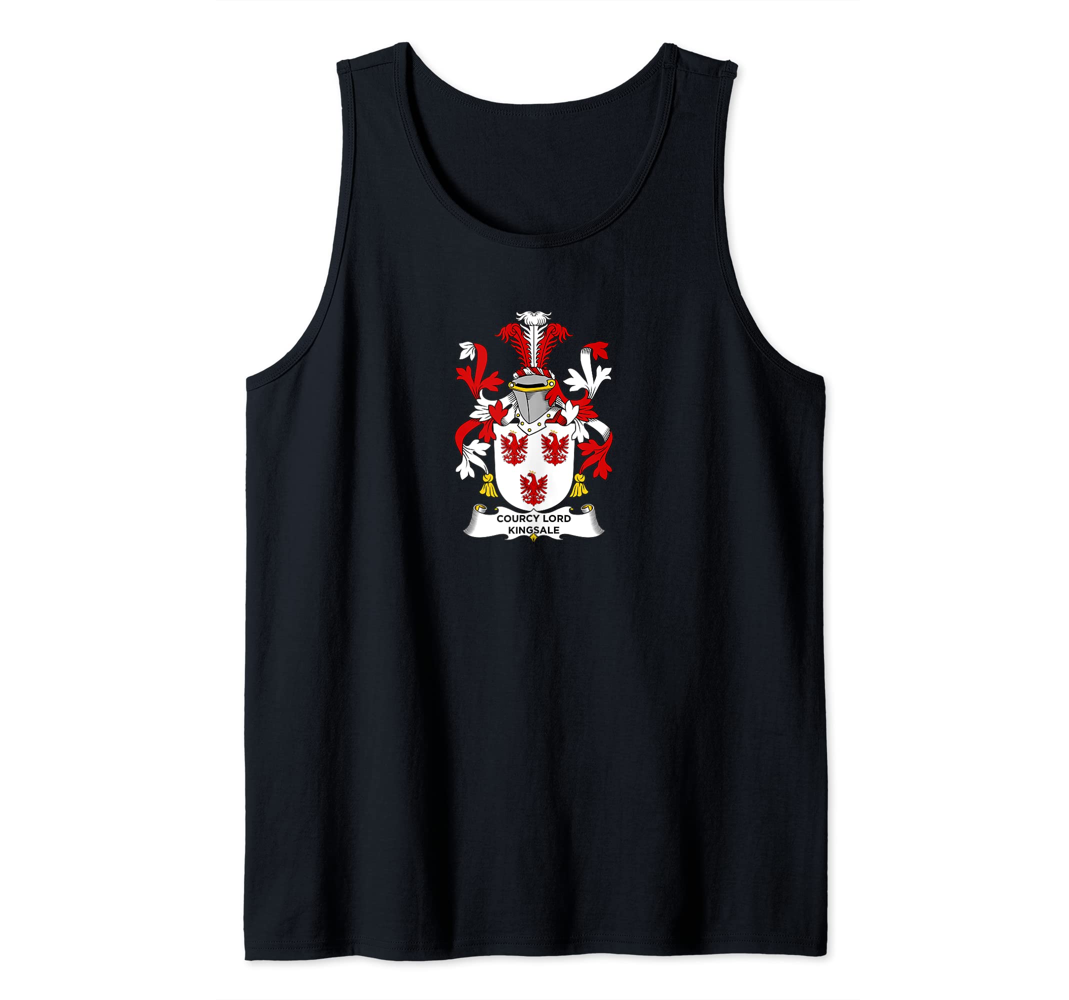 Courcy Lord Kingsale Coat of Arms - Family Crest Tank Top