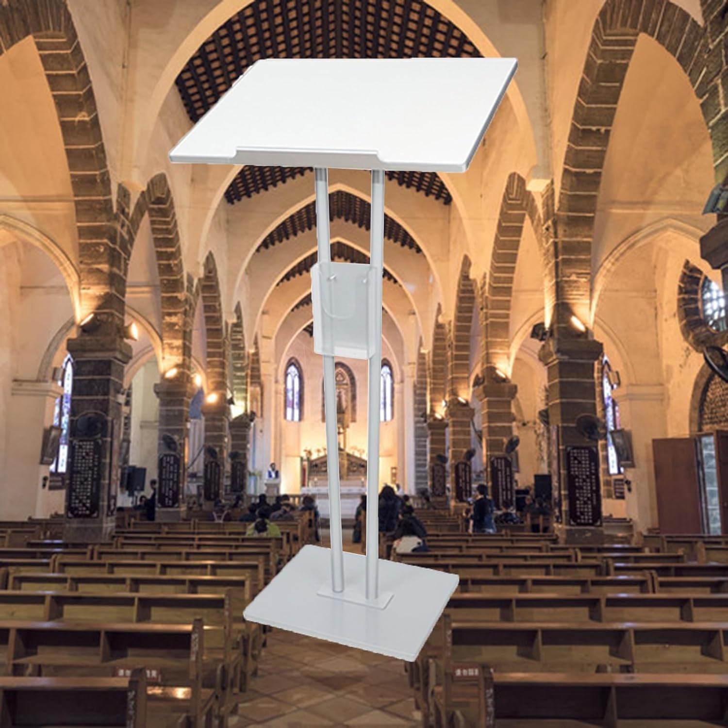 Pulpity Kościoły Małe przenośne podium Stojące mównice Drewniany pulpit Podest podium Stojak metalowy Pulpity używane na różne okazje Mównice używane wszędzie，A