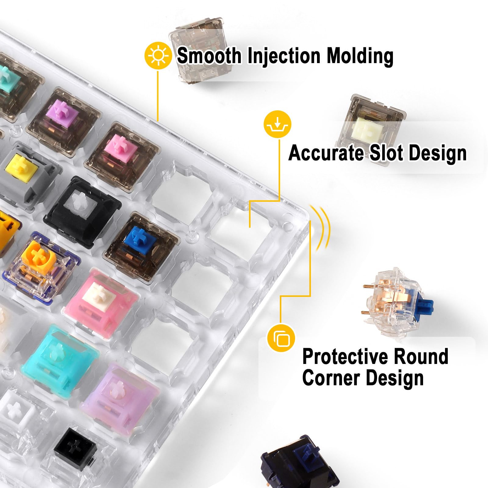 Amazon.com: DUROCK Keyboard Switch Tester, 30-Key Switches Sampler