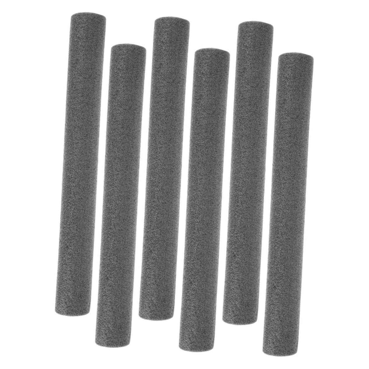 Milisten 6pcs Trampoline Foam Covers Protective Padding for Enclosure Poles Soft Safe Black Foam Tubes for Trampoline Replacement Parts Enhancing Safety and Fun