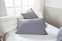 Vista 2 de Juego de funda de edredón 100% algodón, tamaño matrimonial, transpirable, duradero, suave, cómodo, juego de funda de edredón de 3 piezas con 1 funda