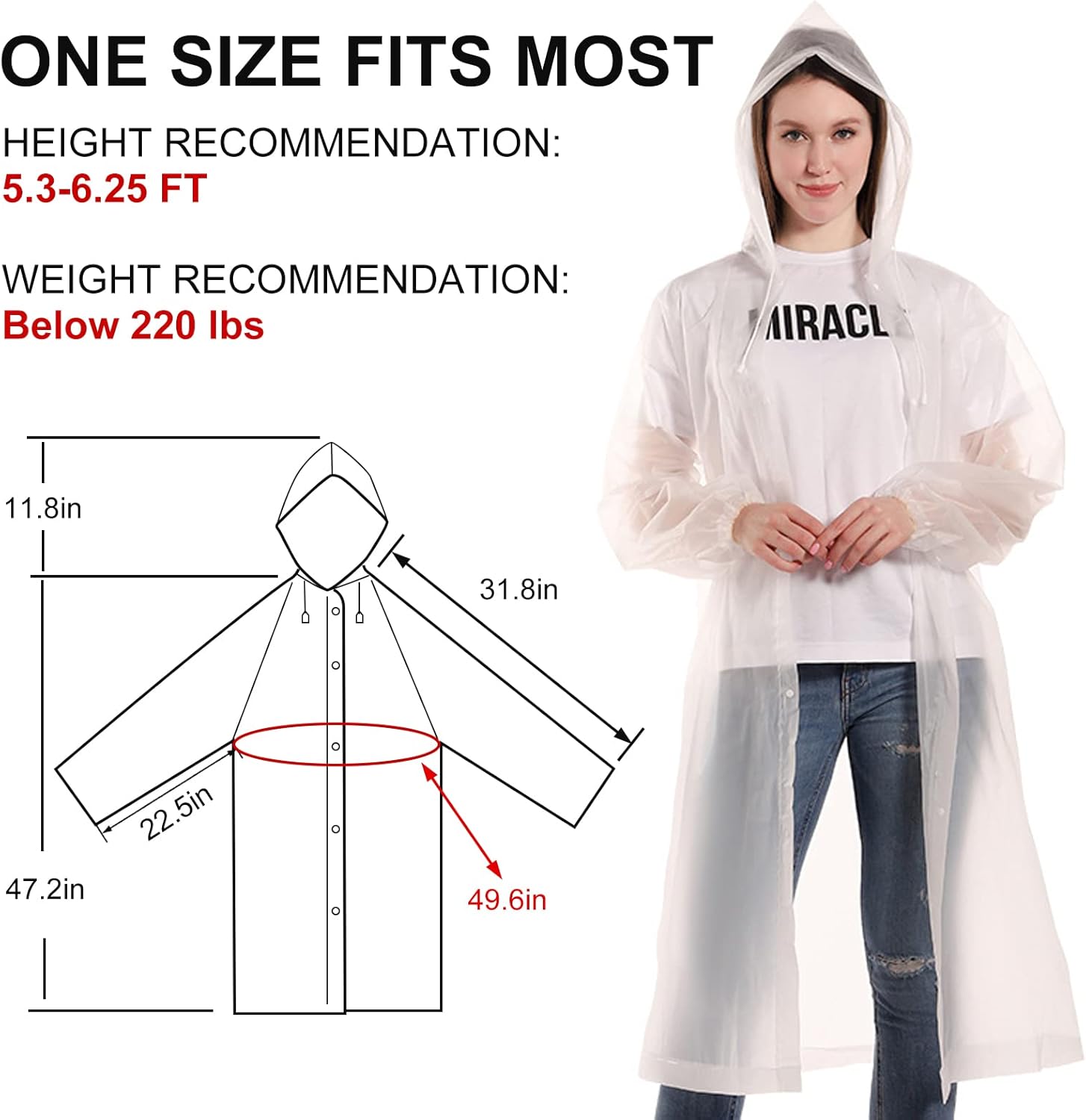 レインポンチョ 大人用 再利用可能 軽量 レインコート 男女兼用