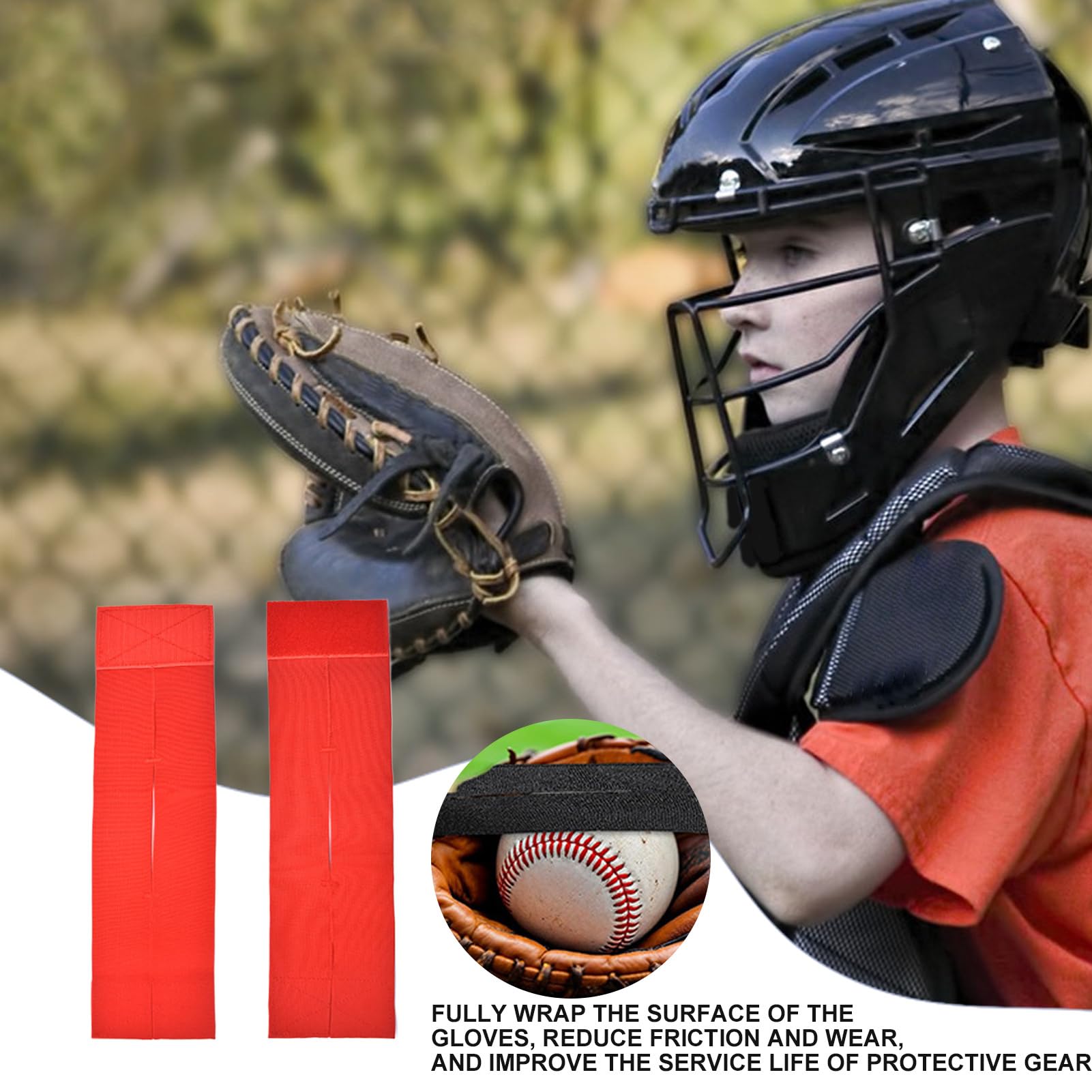Housse de gant de baseball | Enrouleurs pour gants de boxe | Accessoire de protection multifonction Sangle de maintien pour le sport Softball Entraînement Unisexe