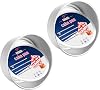 EXGOX 2 Pack 4-Inch Non-Stick Deep Aluminum Round Cake Pan with Removable Bottom for Wedding/Birthday/Christmas Cake Baking Round Cake Tin Set with Loose Base (4 inch)
