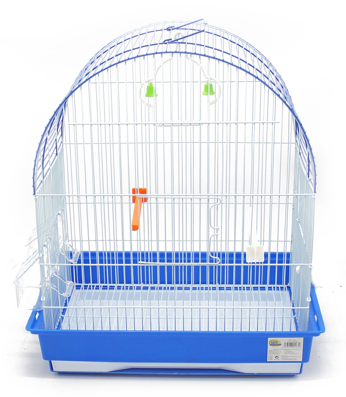 BPS Jaula Pájaros Metal con Comedero Bebedero Columpio Saltador Cubeta Color envia al Azar 43 x 30.5 x 48 cm BPS-1167
